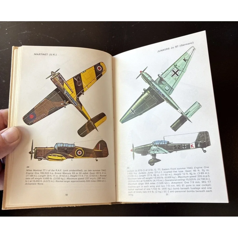 Blandford Colour Series Fighters 1939-45 Attack And Training Aircraft (H5)
